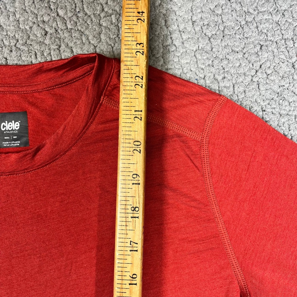 Ciele Athletics Wool Silk Blend Long Sleeve Running Shirt Womens Red Size Small - Picture 8 of 10